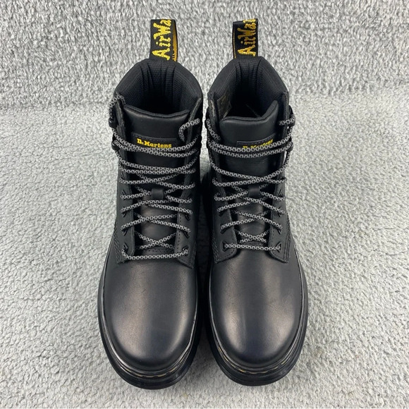 NEW DR. MARTENS Tarik Wyoming Boots Black Unisex Lace-Up Ankle Womens 7 Mens 6 - Picture 5 of 15